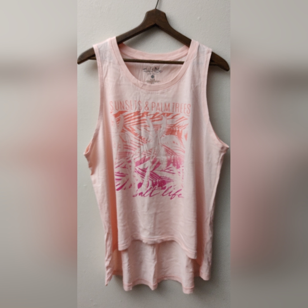 NWOT Salt Life 1x Pink Tank
